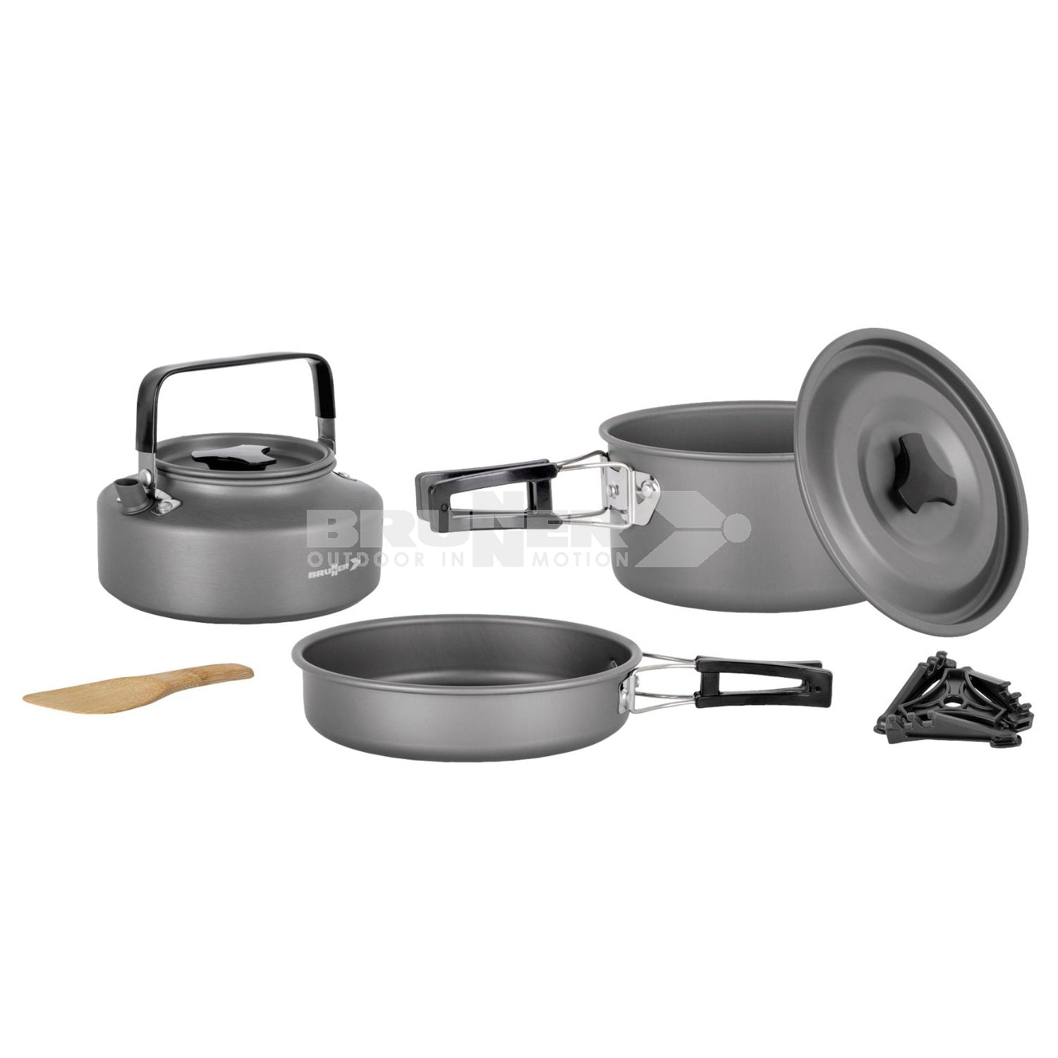 Brunner Pots BRUNNER PACKPOT ULTRALITE 18 Set popote Outdoor in alluminio anodizzat ...
