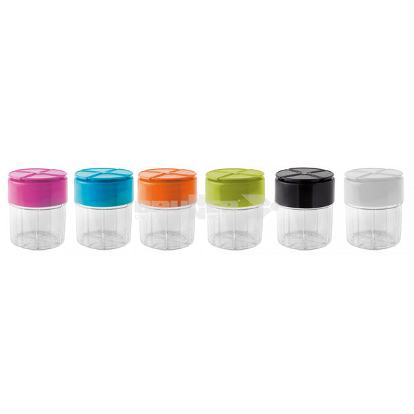 BRUNNER SPICE BOX Pratico portaspezie in plastica di alta qualità a 4 comparti separati - Disponibile in vari colori